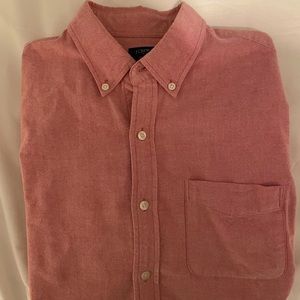 Men’s Pink J Crew Oxford Button Down in Medium